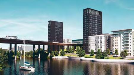 All varm frånluft tillvaratas och lägenheterna värms av vindkraft, instrålad sol och värmespill från elektrisk utrustning.