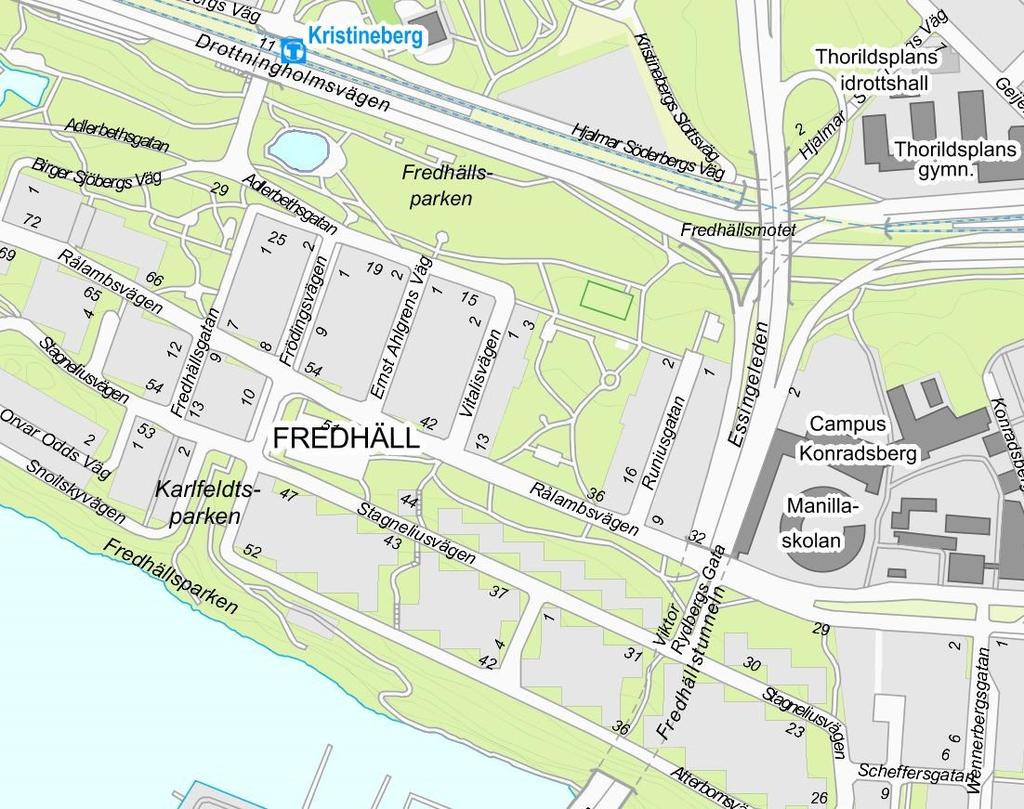 Stadsbyggnadskontoret Samrådshandling Plan Bromma, Kungsholmen Thomas Jansson 2017-05-02 Telefon 08-508 27 414 Sida 1 (27) Planbeskrivning Detaljplan för del av fastigheten Fredhäll 1:4 i