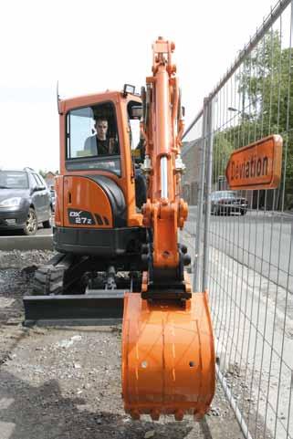 optimering av hydraulsystemet och den nya generationens motor.
