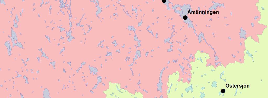 Då klassificeringen ändrades från ekoregion Södra Sverige till Norrland för 11 års resultat skedde ingen förändring av den sammanvägda näringsstatusen vad gäller Bysjön, Väsman, Haggen, Norra Barken