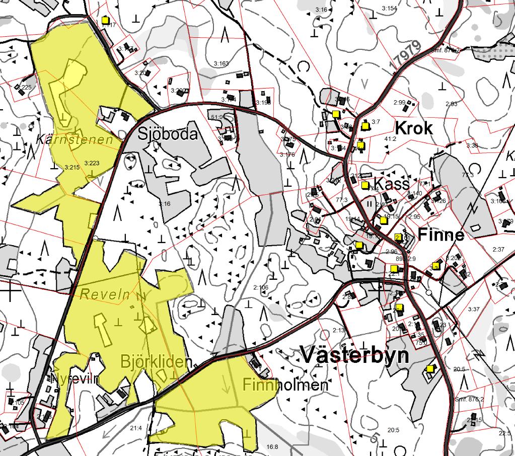 På 1940-50-talet byggda Västerbyvägen 336, som har bevarats i ursprungligt skick. Förslag till planebeteckning /s.