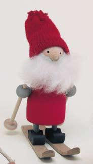 46421 Tomte Jonas på skidor.