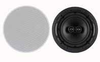 In-ceiling-högtalarna kan även köpas styckvis Home Audio In-ceiling nummer IC611 10-10611 1495:- par 6,5 (16 cm) koaxial, 4 ohm Koaxial, 2 x 13 mm mylar tweeter Yttre diameter 212 mm Håldiameter 197