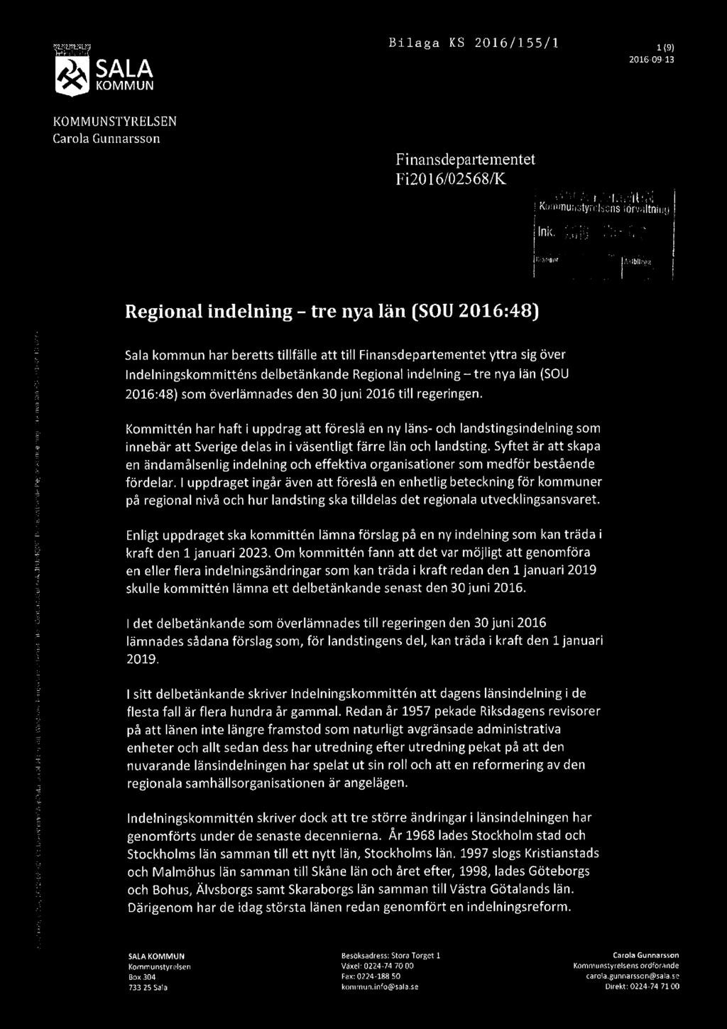 HÅI -Klllfifl, V :'.li, I- \'!ll4u-"1 UL Jmmrm -.,ll ljl-1q{jc'llc<r:'.vll. a'tcl wearing) ua nya :in KL. fint Bilaga KS 2016/155/1 1(9) SA 2{J16~O9~13 L I,U*u1\"i"IHJID"-f\IJl'JD;ll;laLLJL{Il M:c. -.:~o' L' ".