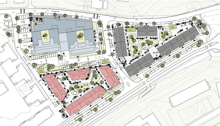 Planförslaget Planförslaget möjliggör för bostadsbebyggelse i flerbostadshusform mellan 3-6 våningar.