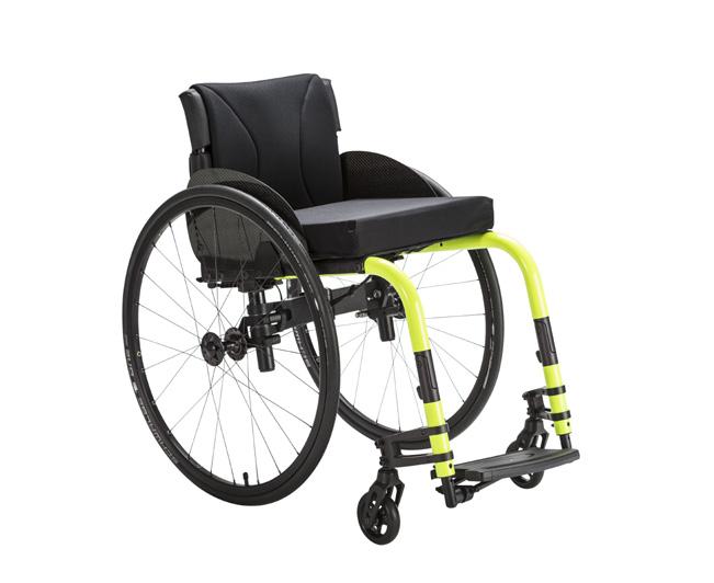 Manuella rullstolar & Sportprodukter Nya Action3 Junior Evolutive Nu finns rullstolen Action3 Junior på den svenska marknaden, med en beprövad konstruktion som växer med barnet.