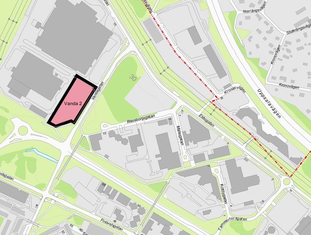 Sida 2 (7) Denna markanvisning till Bolaget ersätter tidigare preliminär markanvisning till Fortum inom fastigheten Vanda 2. Marken avser upplåtas med tomträtt för 165 kr/kvm TA.