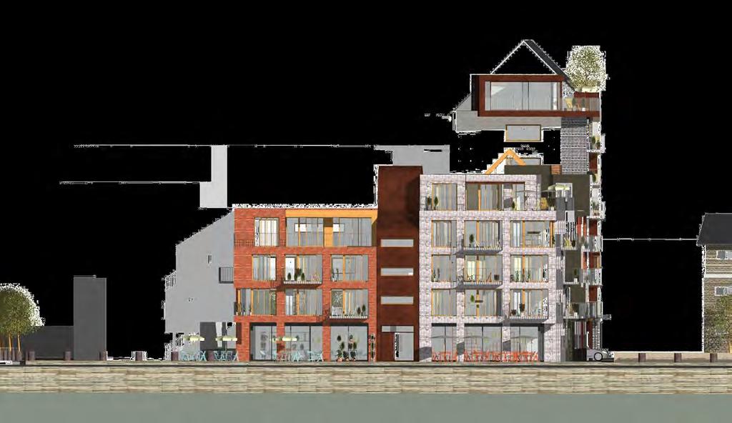 Interaktionen mellan arkitektur och människa där arkitekturen ska ge oss uppslag till nya tankar. Öppenhet- skyltfönster att kika in igenom. Kanske ﬁnna någon att leka med.