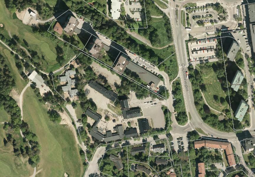 DANDERYDS KOMMUN 6(9) Läge och avgränsning Området är beläget väster om Mörby centrum, norr om Golfbanevägen och söder om Klubbvägen.