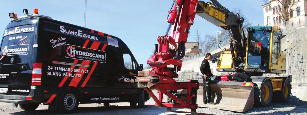 HYDROSCAND CLS smörjsystem HYDROSCAND EN DRIFTSÄKER LÖSNING HYDROSCAND är ett företag som är inriktat på att sälja slang och ledningskomponenter från en decentraliserad och kundnära organisation.