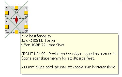 bord med grå ben (Origo) blir den grå. Default höjden för pelare är fr.o.m. nu 724 mm.