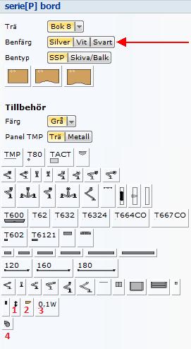 Tidigare nyheter Serie[P] Serie[P] har uppdaterats med följande: (1:a orderdatum 2:a Maj) Svarta ben Metallpanel & kabelränna TACT följer benfärgen och finns nu också i svart. 1.