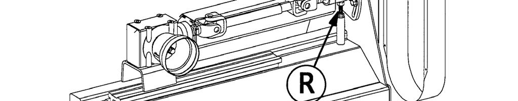 Smörj gejden före varje arbetsdag. Om hydraulisk förflyttning används ska gejden smörjas minst var 4:e drifttimme.