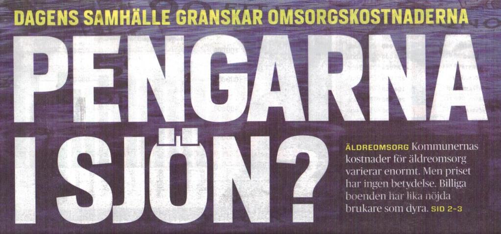 Alla granskares älsklingsresultat: Inga samband mellan kostnad och kvalitet!