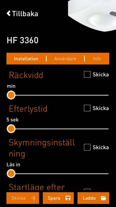 Välj produkt En del av Steinels sensorprodukter har inte 2-vägs kommunikation, då måste du manuellt hitta fram till rätt produkt. Serie 3000 finns under Rörelsevakter.