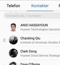Kontakter har loggat in uppdateras kommer dina enheters lokala kontaktuppgifter att uppdateras automatiskt.