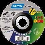 Norton Accu 1,0 mm ger effektiv kapning i både rostfritt och kolstål. Dimension Specifikation Förp. Art. Nr 115x1.0x22.