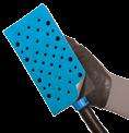 Kan användas med de flesta dammsugare för att forsla bort bortslipat gips, trä, färg eller metall under