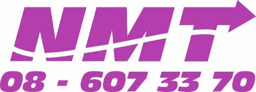 NMT AB:S Gällande Allmänna Villkor 2017.01.01 Detta avtal ersätter nu gällande befintliga avtal.