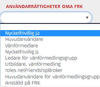 Endast anställda kan ändra personens verksamhetsområde.