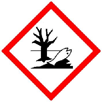 Märkning - (EG) nr 1272/2008 [CLP/GHS] GHS09 Hänvisningar på faror H411 Giftigt för vattenlevande organismer med långtidseffekter.
