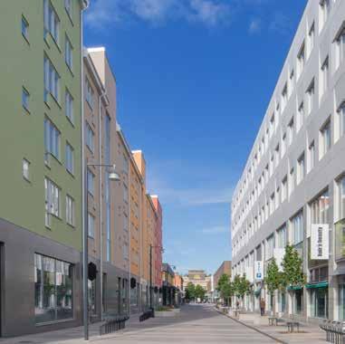 Repslagaregatan Prästgatan Hantverkaregatan Generalsgatan Kristinagatan Olai Kyrkogata