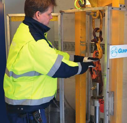 Permanentmagneter Stållinedragtaljor Besiktning och service avslutas med att ett besiktningsprotokoll