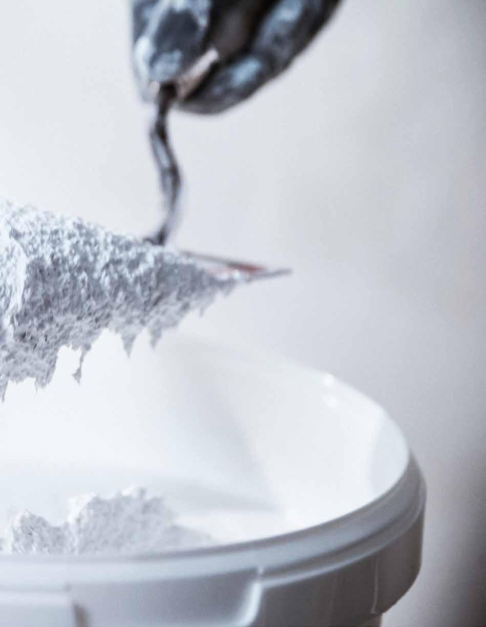 FÖR SOCKLAR OCH PUTSFASADER Silikatfärg tillsammans med tålig