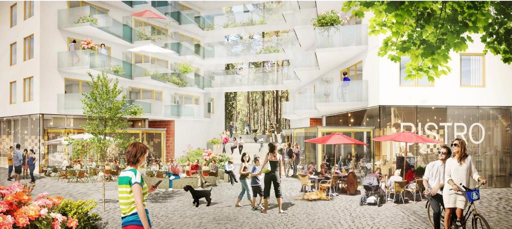 BOTKYRKA KOMMUN 15 [18] Illustrationsbild av planförslaget för del 2, Kv.