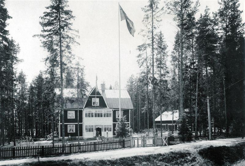 Villa Kotta, senare Granebo Byggdes som läkarbostad, blev hem för utvecklingsstörda. Granebo på 1920-talet.