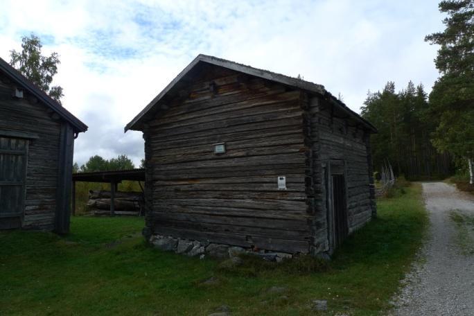 kvadratcentimeter med sydlig ladlav Cyphelium notarisii (EN). Allt har pyknid och inga apothecier ses, vilket gör att det finns en viss osäkerhet i artbestämningen.
