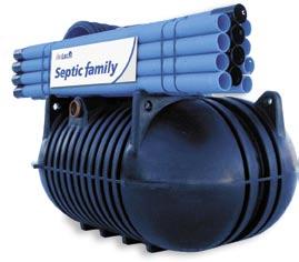 Septic produktsortiment Produkt RSK Dim Antal Septic Family 561 91 13 Innehåll: Slamavskiljare 2000 liter 561 91 14 2000 liter 1 st Stigarrör DV 561 91 15 700 x 1,0 m 1 st Fördelningsbrunn 561 91 17