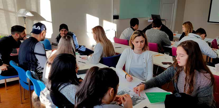 SKMA utbildar FOTO MATHAN RAVID Under utbildningen varvades föreläsningar och gruppdiskussioner.