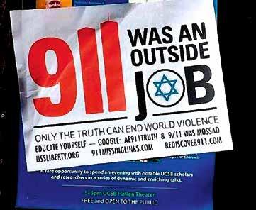 Antisemitiskt flygblad som spreds på universitetscampus i USA.