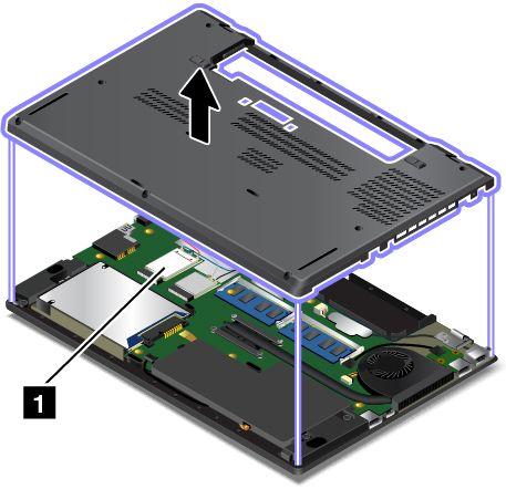 Om det finns en förinstallerad trådlös modul innehåller etiketten FCC ID- och IC-certifieringsnumret för just den trådlösa modul som har installerats av Lenovo.