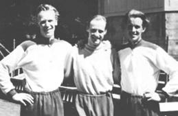 Debuten skedde i Borgens terräng i Surte i april månad 1943, där Sture belade en tredjeplats.