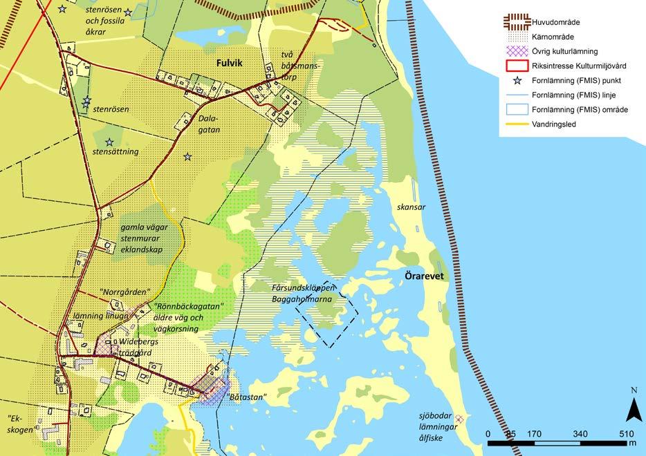 1 Kärnområdet bör i huvudsak betraktas som ett kulturhistoriskt särskilt värdefullt bebyggelseområde enligt Planoch bygglagen (PBL 8 kap 13 ).