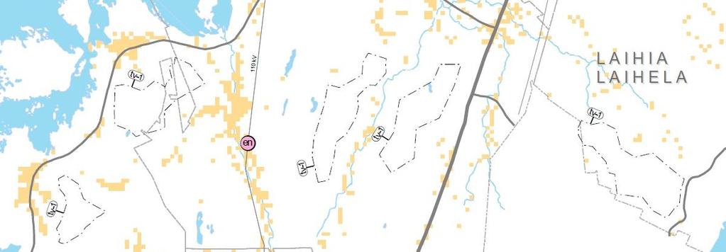 1-12 3.2.1.2.1 Landskapsplanens etapplan 1 Etapplan 1, Lokalisering av kommersiella tjänster i landskapet, berör inte planeområdet. 3.2.1.2.2 Landskapsplanens etapplan 2 Etapplan 2, Förnyelsebara energiformer och deras placering i Österbotten, är aktuell för planeområdet.