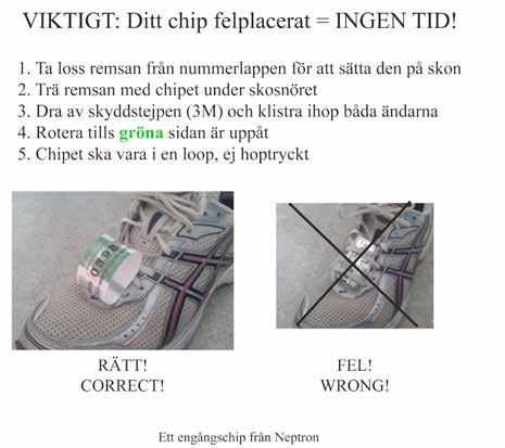 4 TROSA STADSLOPP Juni 2017 PM FÖR LÖPARNA Tidtagningssystem Vi använder oss av ett tidtagningssystem som levereras av Neptron/SportIdent.