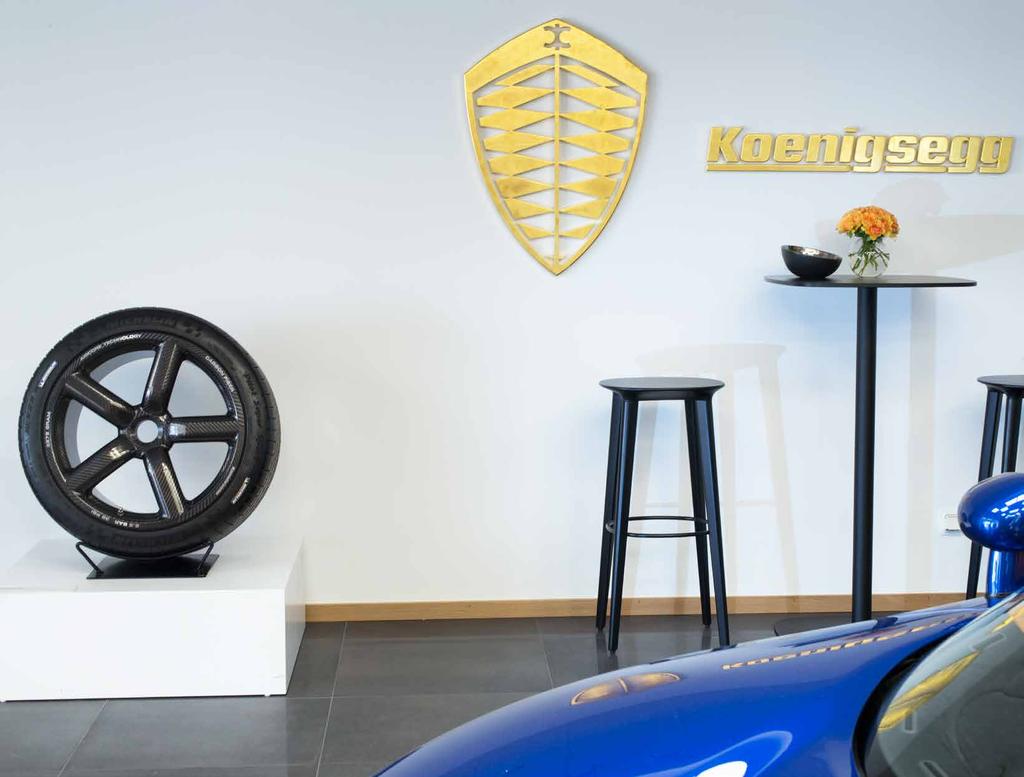 VÄLKOMMEN IN Koenigseggs nya kontor i Ängelholm, där också företagets fabrik är belägen.