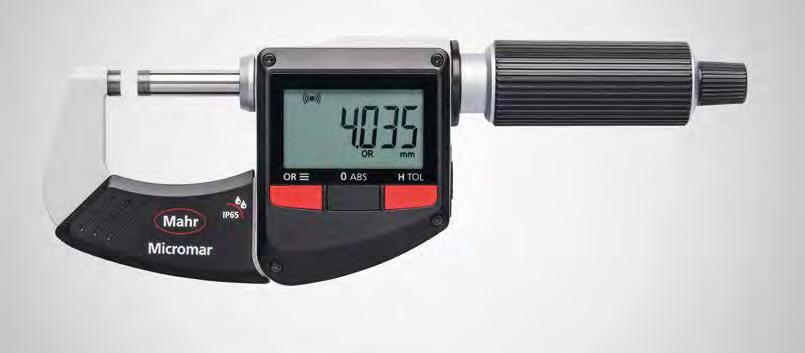 MICROMAR. TRÅDLÖS MIKROMETER Den digitala mikrometern Micromar 40 EWRi med Integrated Wireless ger dig klart större rörelsefrihet.