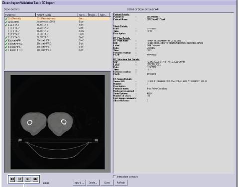 6 Kontrollera att fönstret DIVT: 3D Import (3D-import) öppnas i XVI.
