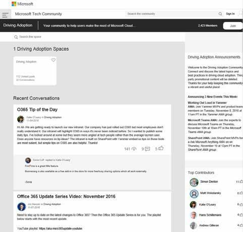 tt Scenarier: Utnyttja varandras erfarenheter. Gå med i communityn!