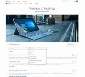 Planera, implementera och hantera: Public Roadmap 55 Public Roadmap Håll ett öga på Windows 10 Roadmap och