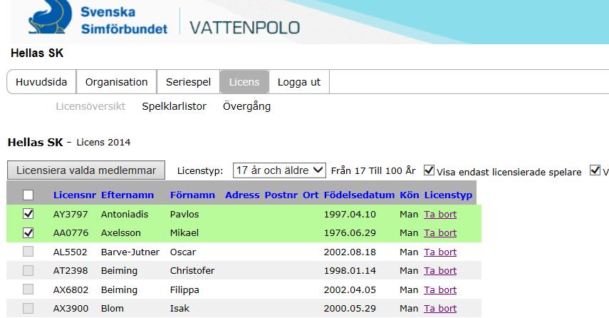 Manual FX för vattenpolo Sida 10 av 30 4.
