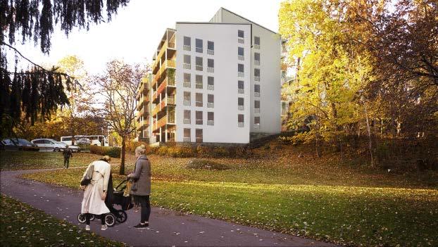 Bebyggelsen anpassas i uttryck till Örs bebyggelse samtidigt som den gestaltas som ett tydligt nytt inslag.