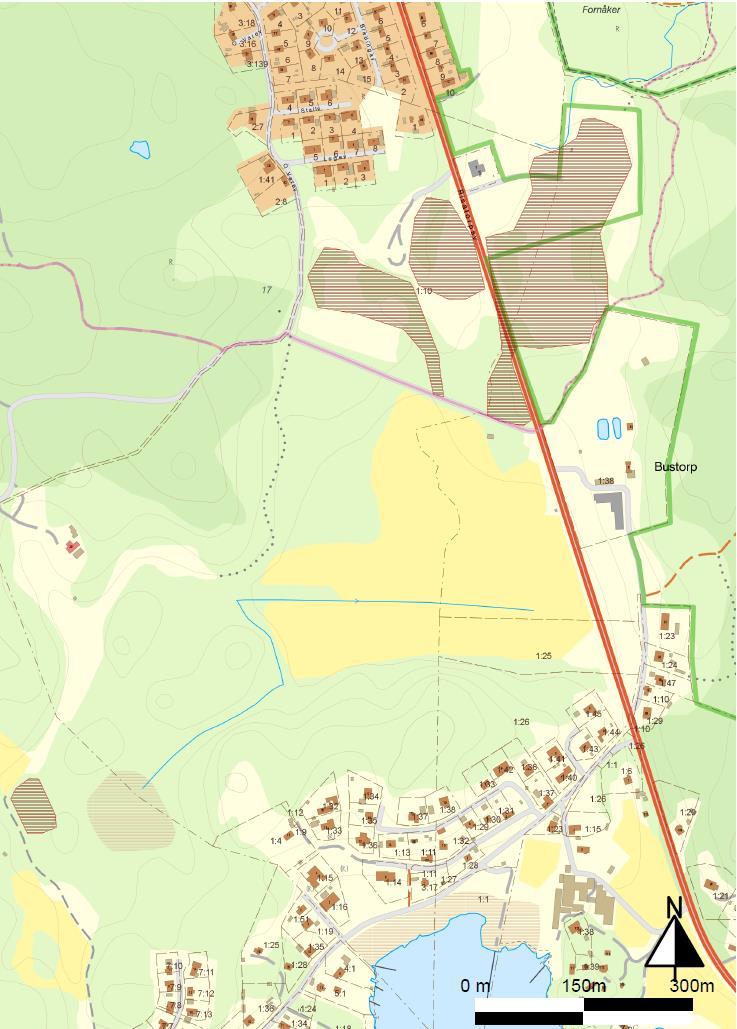 Trafiksituation Området angörs idag via en förbindelseväg mellan Risatorpsvägen och Östra Varevägen. Vägarna ger möjlighet till rundkörsel norrut mot Risatorp och söderut mot Risanäs.