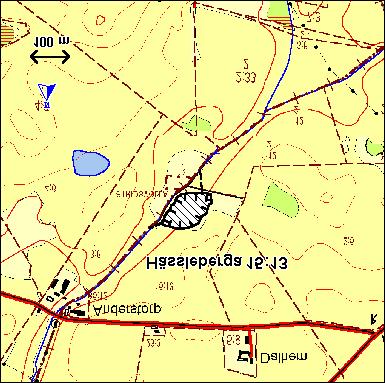 Vismarlöv Färdig: juni 2002 Tidigare markanv: Vall Beskrivning: En damm har grävts ut i ett låglänt område med gräsmark som ofta översvämmas.