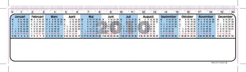 Neutral 20 Inplastor Årstiderna 20 Inplastor Sverige 20 Inplastor Vättern 20 Inplastor Höst 20 Inplastor Kalenderlinjal 20 cm 10 En stilren kalenderlinjal med en fräsch blank finish, försedd med ditt