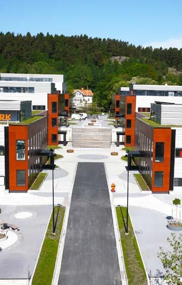 Befintlig bebyggelse Bebyggelse inom planområdet Områdets södra del, fastigheten Växthuset 2, omfattas av byggnaden Pedagogen Park med tillhörande parkeringsytor.